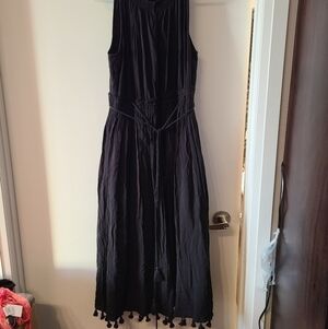 Club Monaco tasseled maxi dress